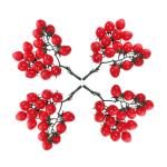 16 STK Simulierte Kirschtomaten Obst-Requisite Mini-Cherry-Tomaten Simulation Kirschtomaten Künstliche Kirschtomaten Kirschtomatenmodell Hausbedarf Lebensechte Tomaten PVC Rot