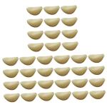 36 STK Simulierter Knoblauch Gefälschter Weißer Knoblauch Lebensechter Knoblauch Simulierte Knoblauchzehen Modell Knoblauchzehen Gefälschter Knoblauch Elefantenknoblauch PVC