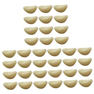 36 STK Simulierter Knoblauch Gefälschter Weißer Knoblauch Lebensechter Knoblauch Simulierte Knoblauchzehen Modell Knoblauchzehen Gefälschter Knoblauch Elefantenknoblauch PVC