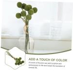 1stk Simulierte Kugelchrysantheme Löwenzahn-dekor Blumensträuße Party-kunstblume Blumenarrangement Strauß Simulations-blumenstrauß-dekor Künstliche Hortensien Green Plastik