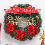 Kunstbloemen, Poinsettia, glitter, kerstbloemen met clips, boomversiering, ornamenten voor doe-het-zelf kransen, slinger, huis, feest, vakantie, decoratie, 15 stuks, 14 cm, rood