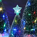 Weihnachtsbaum Klein mit Beleuchtung 3PCS Tisch Mini Weihnachtsbaum Geschmückt mit LED Lichterkette Tabletop Kleiner Weihnachtsbaum Mini Tannenbaum Künstlich Klein Weihnachtsdeko