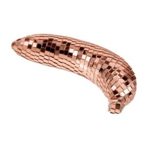 4 Stück Bananenornamente Dekoration Statue Mir Fruchtschmuck Bananen-Wohnkultur Bananenmodus für Disco-Party Disco-Fruchtmodell Disco-Frucht-Requisite dekorative Früchte Schaum