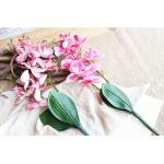 Kunstblumen Künstliche Blume mit Vase, Vivid Orchid Flowers Arrangement Phalaenopsis Flowers, Orchid Flowers Ornaments, Decor für jeden Anlass