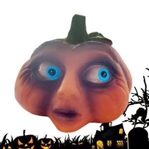 Künstliche Kürbisse,Kunstkürbisse - Harz-Halloween-Tischdekoration,Kürbisdekoration, dekorative Requisiten, Schreibtischfigur für Innen- und Außendekoration