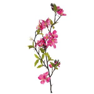 Set van 6 takken met in roze, 79 cm