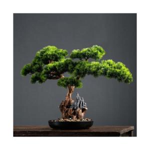 Künstlicher Bonsai-Baum, Eingangssimulationsbaum, dekorative Ornamente, Zen-Feng-Shui-Bonsai, hochwertiger Kunstbaum, Gründekoration, Kunst-Bonsai-Baum
