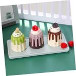 Fake Kuchen künstliche Kuchen 2 Stücke Simulation Kuchen Gefälschte Dessert Desktop Kuchen Dekoration Kuchen Dessert Modell Künstliche Kuchen Realistisches Essen