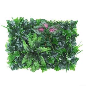 Decoratieve kunstmatige hekken 40 x 60 cm Kunstmatige Plant Gras Nep Plant Wandpanelen Kunstbloemen Hek Groene Bladeren Muur Hekken Outdoor Gesimuleerde Plant Wandpanelen Huis Tuin
