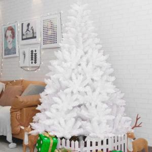 6ft Einzigartige Weiß Weihnachten Baum Künstliche Weihnachten Baum Mit Metall Ständer Für Indoor Und Outdoor Dekoration Modische，White-180cm
