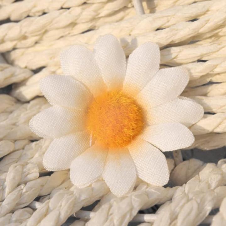 100Pcs Kunstmatige Gerbera Daisy Zijde Bloemen Heads 4Cm Wit Nep Gerbera Bloemblaadjes Voor Party Bruiloft Tafel Verspreid Confetti Scrapbooking Accessoires Uitnodigingskaarten Dec