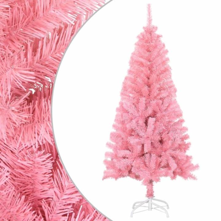 Christbaum künstlich,USB Weihnachtsbaum,Tannenbaum,Künstlicher Weihnachtsbaum mit Ständer Rosa 120 cm PVCchristmas Tree,Weihnachtsbaum mit Beleuchtung,