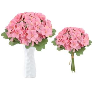 Künstliche Blumen Glühende 12 Stück Rosen Echte Aussehende Gefälschte Rosa mit Stiel für DIY Hochzeit Sträuße Mittelstücke Brautdusche Party Home Dekorationen 1702
