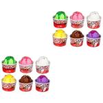 12 Stück Eiscreme Modell Eiskugeln Gefälschte Eiscreme Geschenke Künstliches EIS Partygeschenk Eiscreme Requisiten Eiscreme Display Requisiten Eiscreme Requisiten