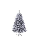 Luvi-naalden Kunstkerstboom, 150 cm, wit, inklapbaar, met 371 takpunten, incl. metalen standaard, snelmontage, klapsysteem