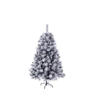 Luvi-naalden Kunstkerstboom, 150 cm, wit, inklapbaar, met 371 takpunten, incl. metalen standaard, snelmontage, klapsysteem