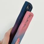 Miagon Gradient esthetische golfhoes voor Samsung Galaxy S23 Ultra, schattige golven, telefoonhoes voor dames en meisjes, krullend frame, design, siliconen TPU bumper beschermhoes