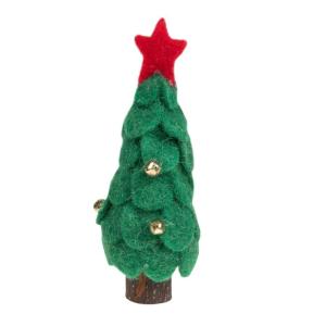 Feiertagsdekorationen Bleistift Künstlicher Weihnachtsbaum Feiertags-tischdekoration Festival-Desktop-dekor Grünes Dekor Weihnachtsbaumschmuck Festschmuck Olive Green Gefühlt