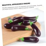 1 Satz Simulation Aubergine Miniatur Aubergine Heimdekoration Dekoratives Auberginenmodell Hausmodell-Dekoration Schöne Mini-hausdekoration Dekorative Mini-hausdekoration 4 Stück