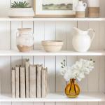2 stuks kunstmatige orchideeën wit met amber glazen vaas, kunstplant decoratie orchideeën kunstbloemen in vaas met Real Touch bloemen, kunstorchideeën, kunstmatige bonsai voor h