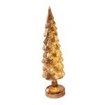 Beleuchteter Tisch-Weihnachtsbaum, Weihnachtsschmuck, Nachtlicht, Nachtlampe für Kaminsims, Schlafzimmer, Fenster, Regal, Wohnzimmer, L Gold