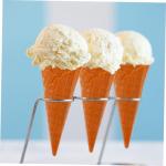 2st Knuspriger Realistische Eistüte Displayzubehör Für Dessertläden Modell Einer Eistüte Eistüte-modellierfigur Display-Requisite Künstliche Eiswaffel Kleine Eistüte PVC