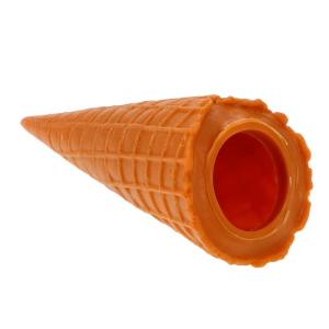 3St Knuspriger Modell kleine Eistüte Fotoaufnahme Einer Eistüten-Dekoration Simulation Eistüte-Requisite Displayzubehör für Dessertläden künstliche Eiswaffel PVC