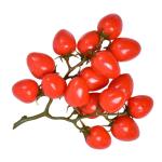 2st Simulierte Kleine Tomaten Zuhause Gefälschte Fruchtstütze Gefälschte Kirschtomaten Lebensechte Kirschtomaten Künstliche Kirschtomaten-Modell Simulation Kirschtomaten Rot Sc