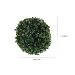 2St Simulierter Mailänder Ball Formschnittbälle mit Solarleuchten künstliche Buchsbaumkugeln kunstpflanze zimmerpflanzen künstliche Pflanzen hängender Grasball Simulation Gras