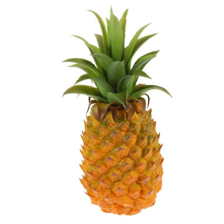 3St simulierte Ananas-Ornamente Ananas Pflanzer Ananas-Modell Ananas Attrappe für Schaufenster Kunst Ananas für Hausdekoration Wassertisch Spielzeug Modell mit künstlicher Anana