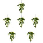 6 Stück Simulation Zitronen Rattan Baum Zitronenzweig Ornamente Zitronenzweig Dekoration Heimdekoration Zitronenzweig Zitronenzweig Baumpickel Zitronenzweig Dekoration
