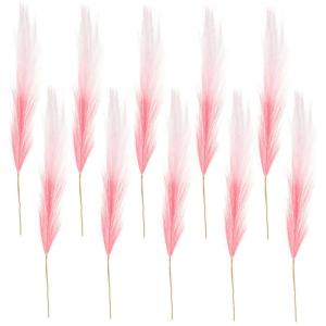 10st -Dekoration Schilf DIY Schmücken Schilfgras Ornamente Schilf Für Vase Schilfpflanze Pampas-Pflanze Künstliche Pampas Schilf DIY Dekore Pampas-Bouquet Stoff