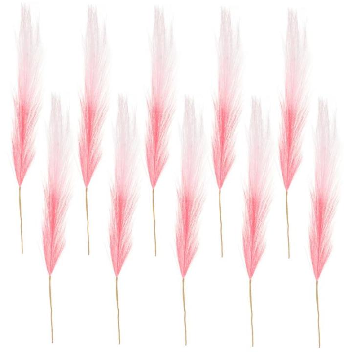 10st -Dekoration Schilf DIY Schmücken Schilfgras Ornamente Schilf Für Vase Schilfpflanze Pampas-Pflanze Künstliche Pampas Schilf DIY Dekore Pampas-Bouquet Stoff