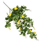 2St Simulation Zitronenrattan Ramo de Flores Artificiales künstliche Pflanzen Künstliche Zitronenpflanze Dekorative Zitronenpflanze Baum-Zitronenzweig-Ornamente Zitronenpflücker
