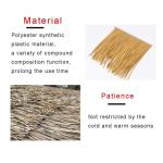 LYRWISHLTD Simulation Thatch Kunststoff Thatch Dekoration Fake Thatch Dauerhafter Pavillon Bauernhaus Traufe Dekoration Palm Thatch Fake Thatch (Size : 10pcs)