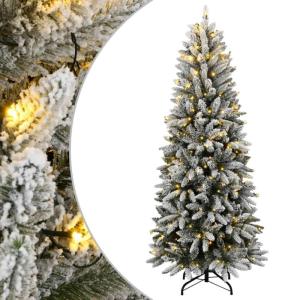 Künstlicher Weihnachtsbaum mit Schnee 300 LEDs 240 cm Christbaum Dekobaum Kunstbaum Tannenbaum Weihnachten Künstlicher Weihnachtsbaum für Weihnachtsdeko