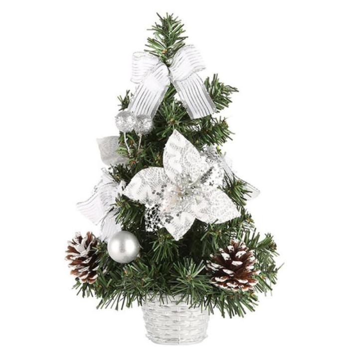 Weihnachtsbaum Geschmückt Weihnachtsbaum Klein Geschmückt Weihnachtsdeko Mini Geschmückter Weihnachtsbaum Künstlich Kleiner Weihnachtsbaum Tisch Tannenbaum für Weihnachten Dek