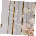 12 Stück Kristallperlen Acrylzweig Blütenknospenzweig Blumenhandwerk Acrylblume Künstliche Acrylpflanze Hochzeit Heimdekoration Hochzeitsfeier Heimdekoration