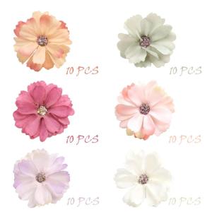 60 Stuks Simulation Decorative Flowers, Veelkleurige Kunstmatige Madeliefjes, Kunstmatige Bloemhoofdjes, voor het Decoreren van Tuin, Slaapkamer, Doe-het-zelf Knutselen