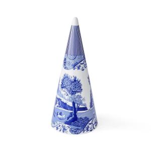 Blauer Italienischer Weihnachts-Formschnitt, 33 cm, einzeln