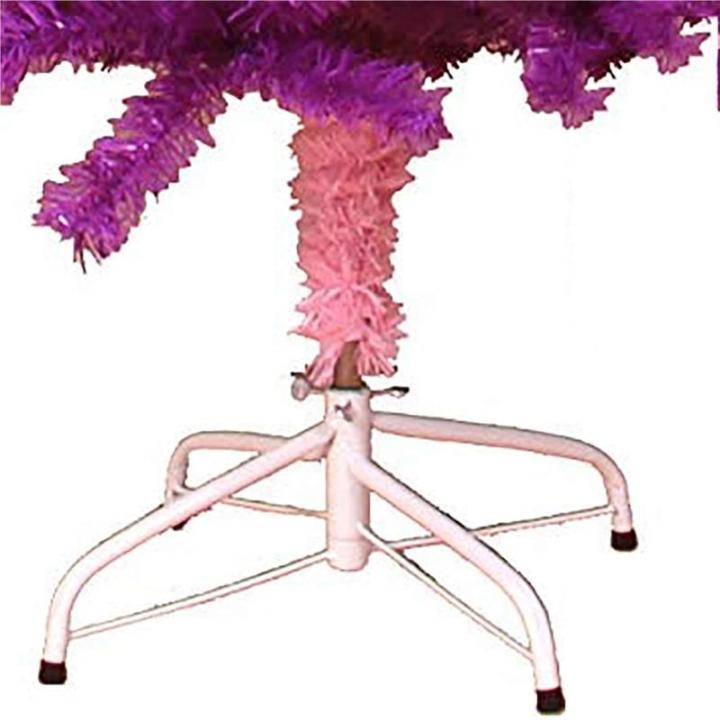 Leichter Tisch-Weihnachtsbaum mit Ständer for kleine Weihnachtsdekoration, PVC-Tannenbaum, Kleiner Weihnachtsbaum, mehrfarbiger künstlicher Weihnachtsbaum(Rainbow,90cm/3ft)