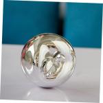 1Stk -Keramik-Ornament Fälschung weihnachtsäpfel Dekoration Weihnachtsmodell Chrom kreative büro Dekoration Party dekorative Requisite Weihnachtsverzierung Silver