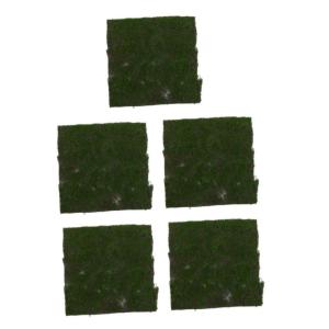 5st Simulierter Moosrasen Blumen Wandpaneel Gras-Wand-dekor Kunstgrüne Wand Kunstgraswand Grüne Wandkulisse Kunstrasenwand Kunstrasenfliesen Graswand Im Hintergrund Perlenbaumwol