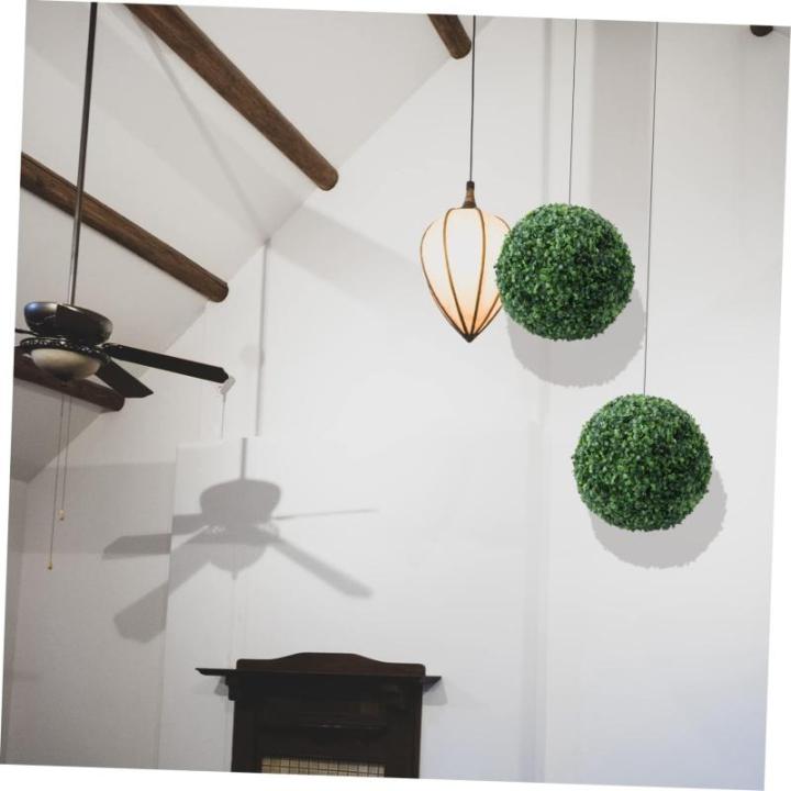 1Stk Simulierter Mailänder Ball Simulation Pflanzengrasball Graskugeln dekorieren deckenverkleidung Artificial Plants Indoor Pflanzenkugel nachgemachter Grasball Plastikblume Gree