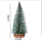 Weihnachtsbaum Christbaum Weihnachtsbaumdekoration, Kleiner Flaschenbürstenbaum, Desktop-Weihnachtsbaum Künstlicher Weihnachtsbaum(35cm)