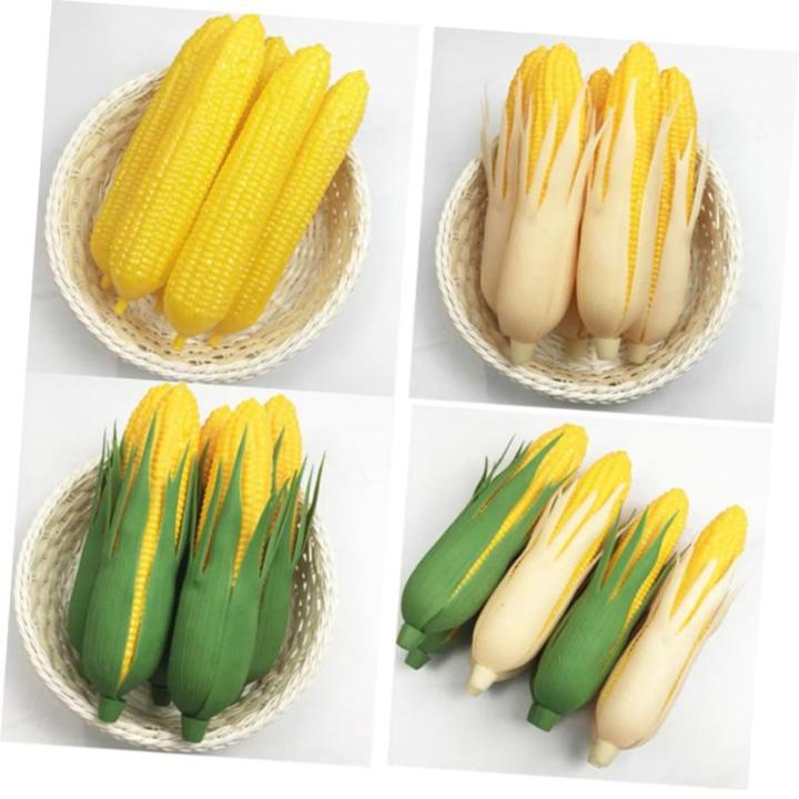 12 STK Mini-Kunstmais Künstliche Pflanze künstliches Popcorn plastikbeutel plastiktasche Gemüse Pflanzendekor künstlicher Mais gefälschter Mais Miniatur Kleidung Maiskolben Mo