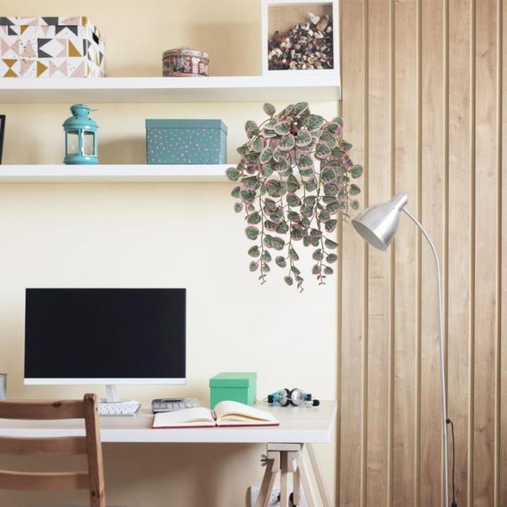Hangende , decoratieve planten in pot, kunstplant hangende eucalyptus, plastic planten hartblad voor slaapkamer, woonkamer, kantoor, decoratie #6