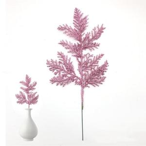 10 stücke Weihnachten Künstliche Kiefer Nadeln, 10, 6 Zoll Glitzer Kiefer Stems Kiefer Blätter Branchen Faux Zeder, Frosted Künstliche Kiefer Needles Branchen, für Weihnachten