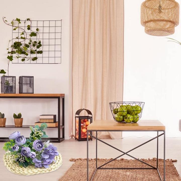 3 stuks kunstbalkonplanten, violet, zijden bloemen, camelia, planten, voor buiten, bloemstukken, , decoratieve als echt plastic boeket voor decoratie