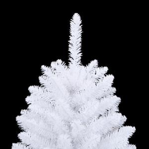 Tannenbaum Kunstbaum mit PVC-Spitzen, Weihnachtsdeko Dekobaum für Innen Außen Künstlicher Weihnachtsbaum Klappbar mit Ständer Weiß 150 cm